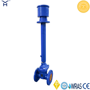 Manual Extended Stem Gate Valve Flange Connection Epoxy Coated Underground Buried Gate Valve