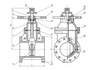 Flanged Resilient Seated Gate Valve with Post Indicator, Ductile Iron Fire Gate Valve UL FM Certified for Underground Fire Protection System