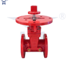 Flanged Resilient Seated Gate Valve with Post Indicator, Ductile Iron Fire Gate Valve UL FM Certified for Underground Fire Protection System