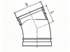 Ductile Iron Grooved 22.5° Elbow, UL Listed Fire Protection Grooved Pipe Elbow for Fire Sprinkler System