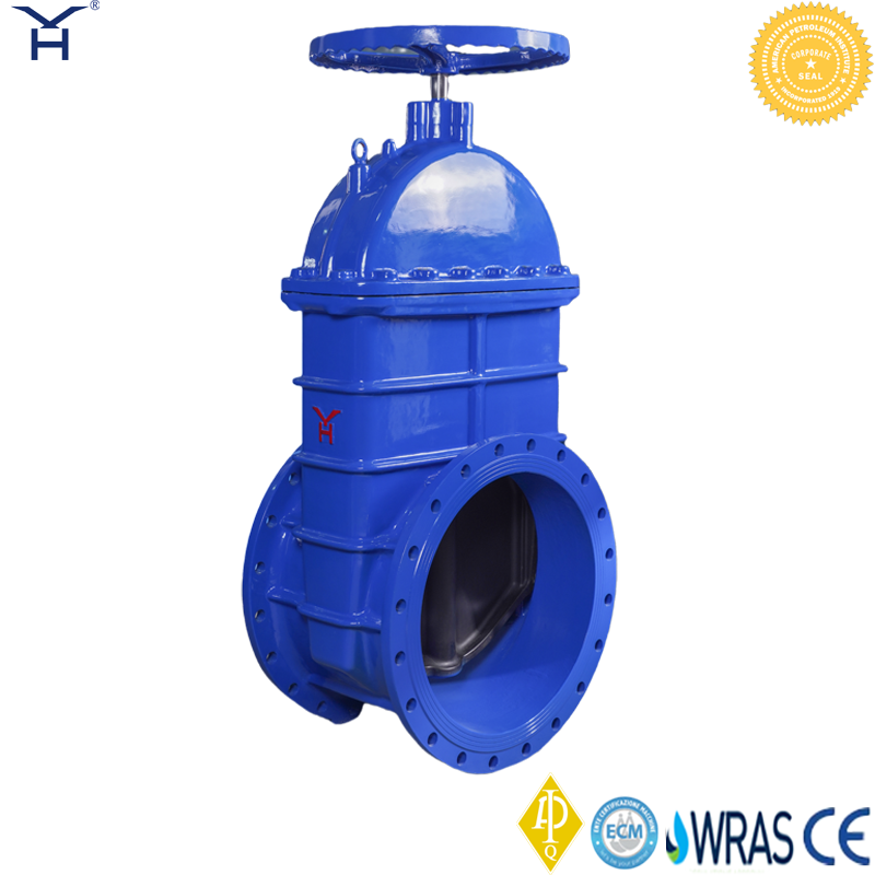 Z45X Large Diameter Ductile Iron Non‑Rising Stem Resilient Seated Gate Valve,