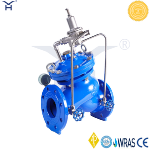 SK741X Pilot Operated Adjustable Pressure Reducing Valve Ductile Iron Hydraulic Control Valve For Water Supply Pipeline