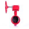 Grooved Worm‑gear Butterfly Valve, Ductile Iron Fire Butterfly Valve UL FM Certified for Fire Protection System