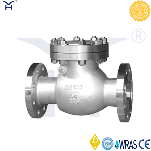 Cast Steel Swing Check Valve Flange Type Non‑return Valve for Pipeline Backflow Prevention