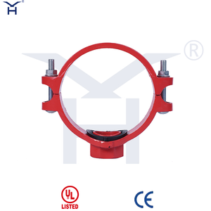 Ductile Iron Grooved Mechanical Tee, Fire Protection Mechanical Branch Tee for Grooved Piping System