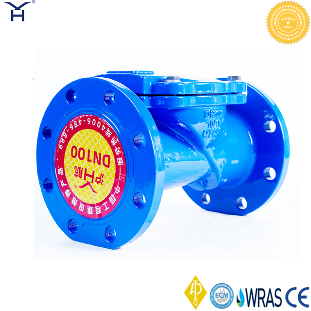 H44X Swing Rubber Disc Check Valve Ductile Iron Soft Seal Non‑Return Check Valve